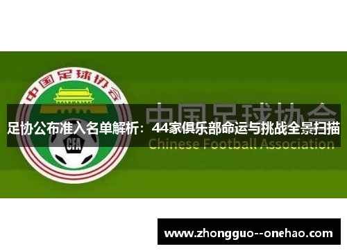 足协公布准入名单解析：44家俱乐部命运与挑战全景扫描
